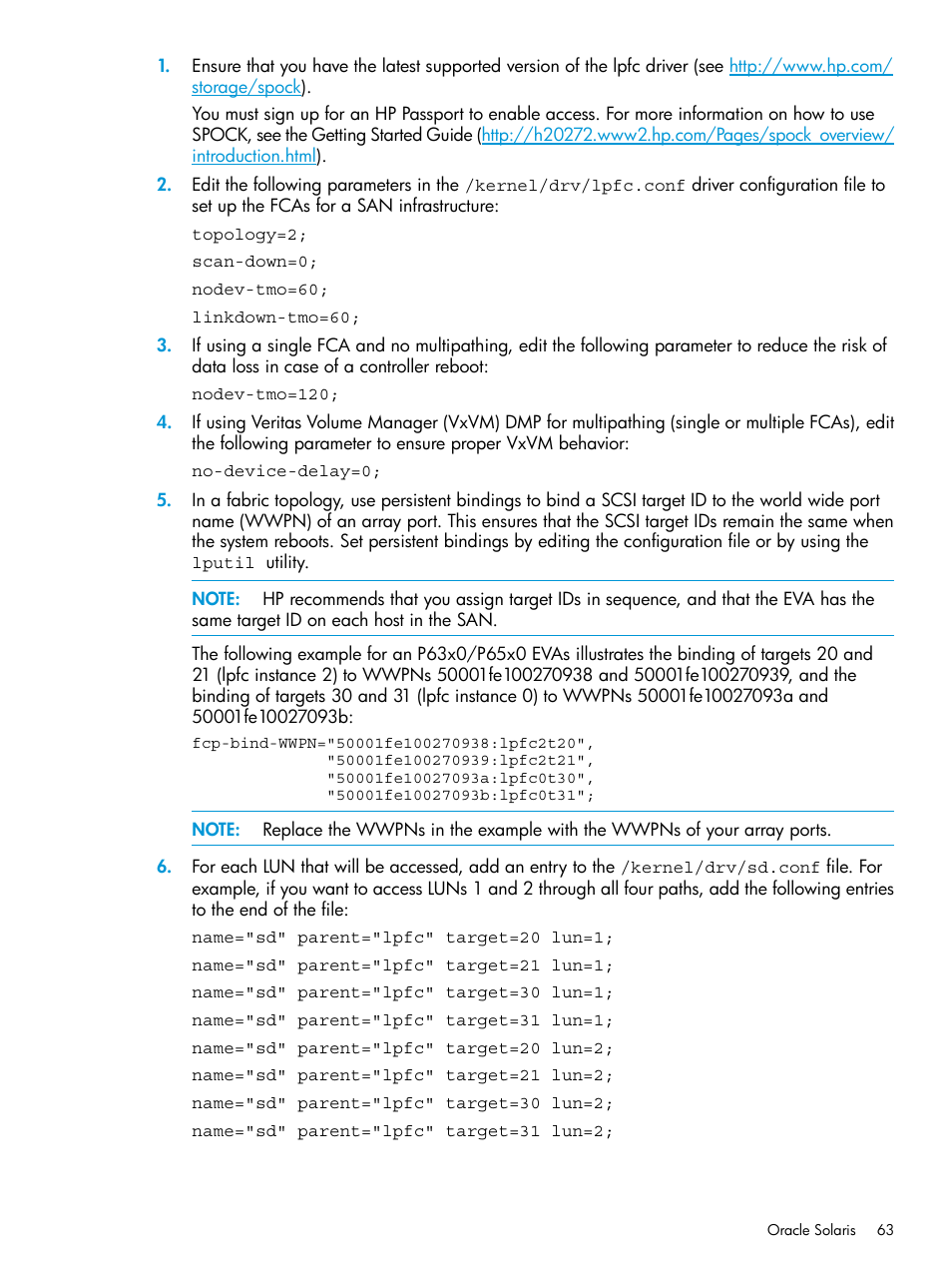 HP EVA P6000 Storage User Manual | Page 63 / 316