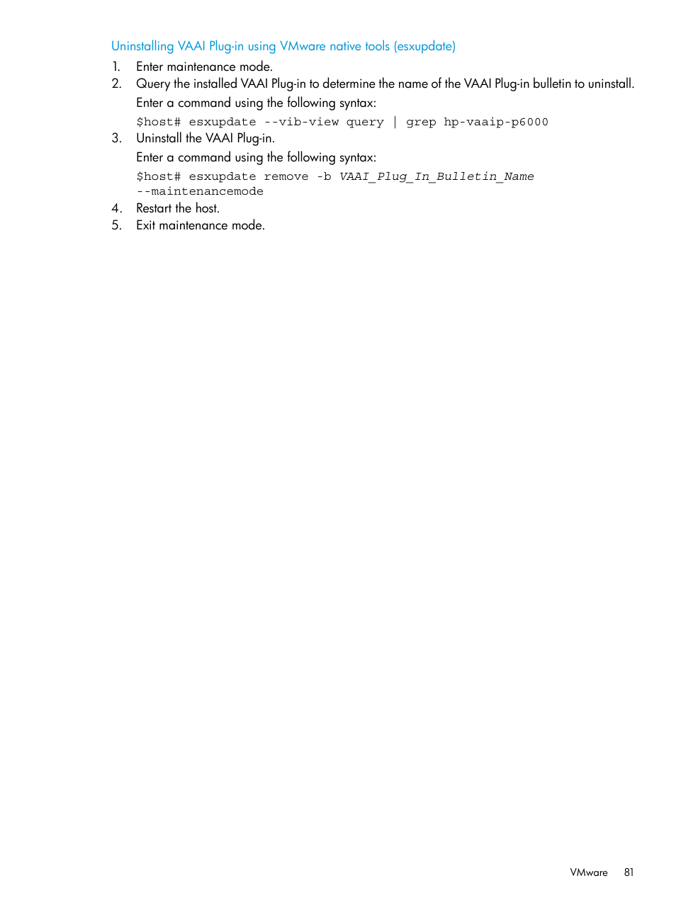 HP EVA P6000 Storage User Manual | Page 81 / 316