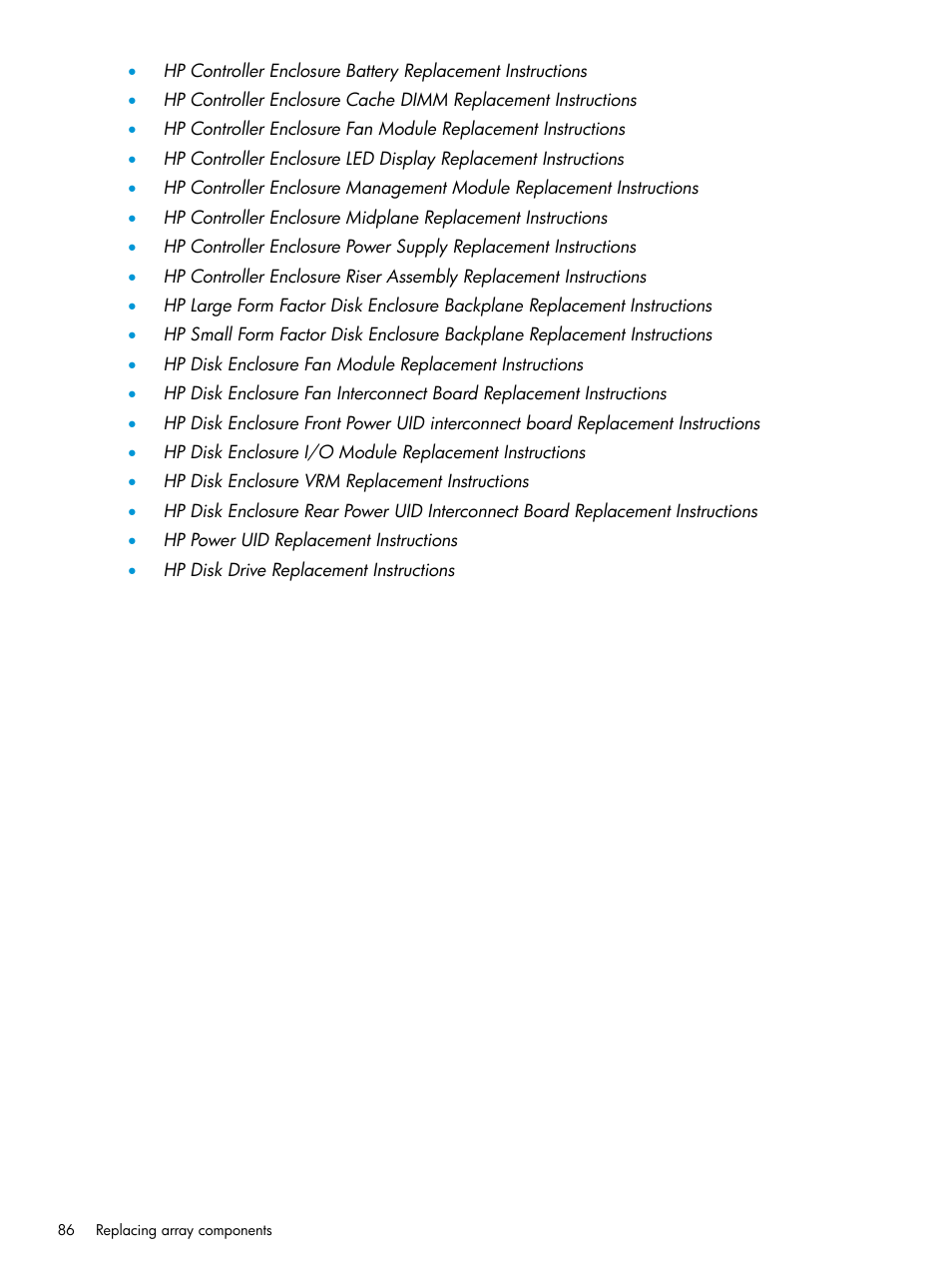 HP EVA P6000 Storage User Manual | Page 86 / 316