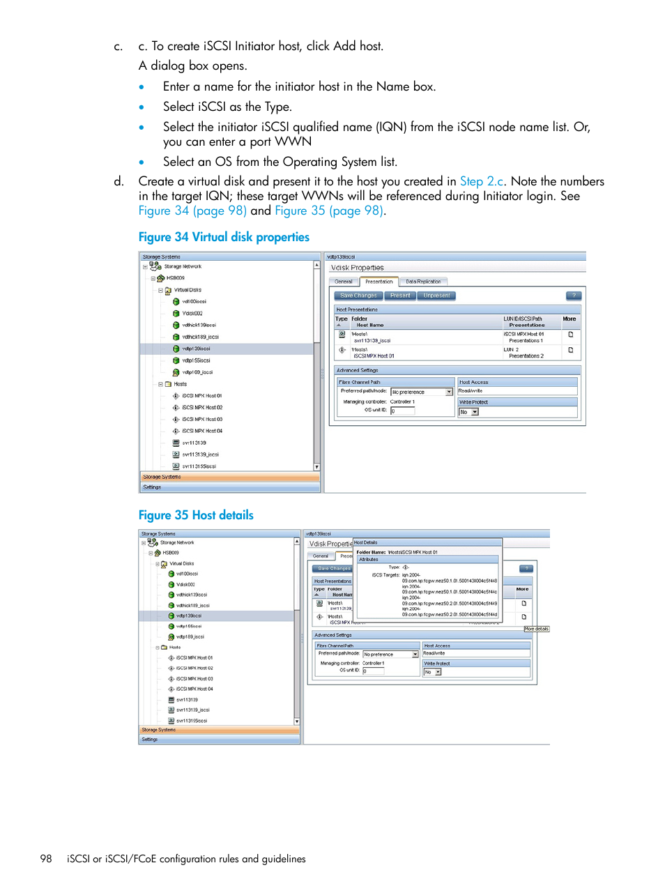 HP EVA P6000 Storage User Manual | Page 98 / 316