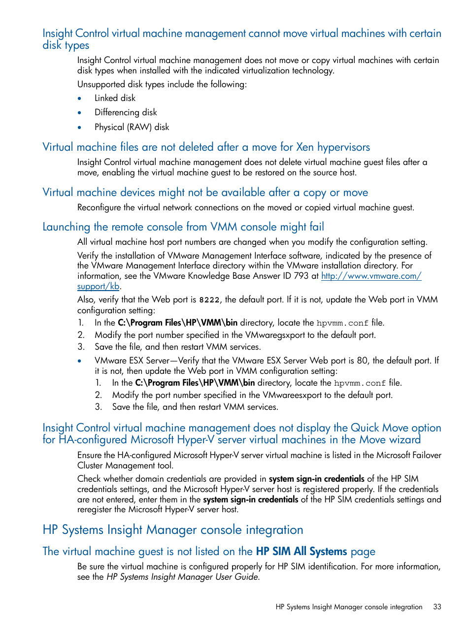 Hp systems insight manager console integration | HP Insight Control Software for Linux User Manual | Page 33 / 52