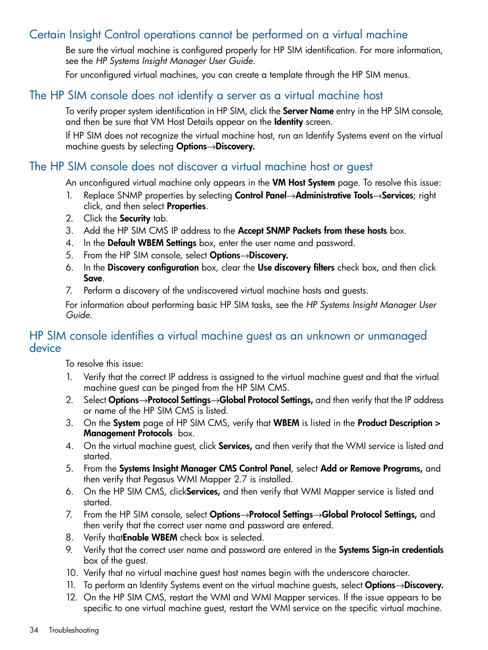 HP Insight Control Software for Linux User Manual | Page 34 / 52