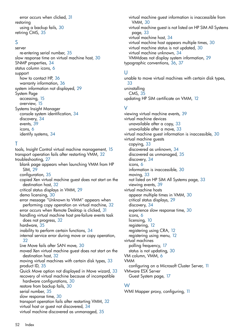 HP Insight Control Software for Linux User Manual | Page 52 / 52