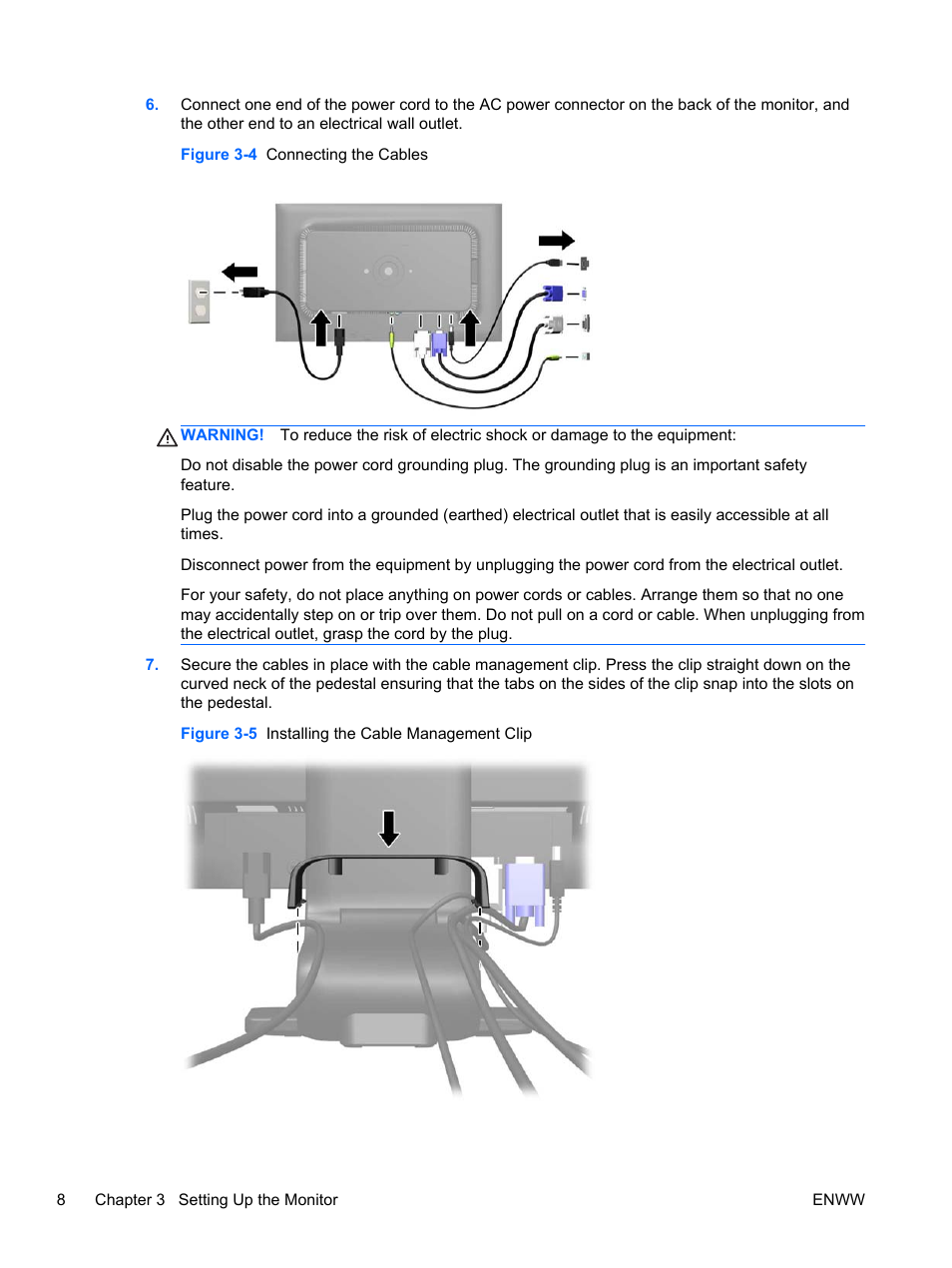 HP Compaq LA2206xc 21.5-inch Webcam LCD Monitor User Manual | Page 16 / 52