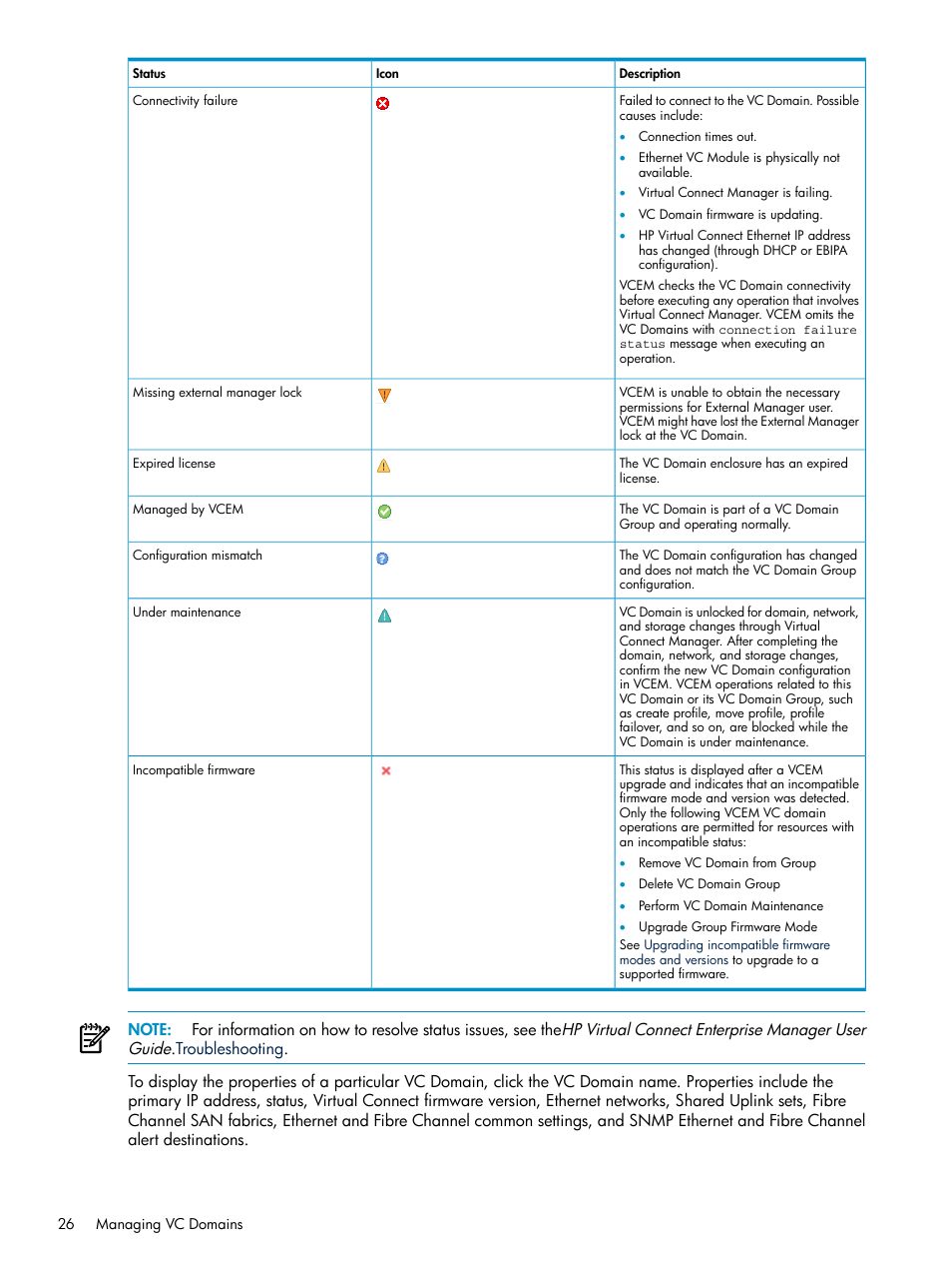 HP Virtual Connect Enterprise Manager Software User Manual | Page 26 / 117