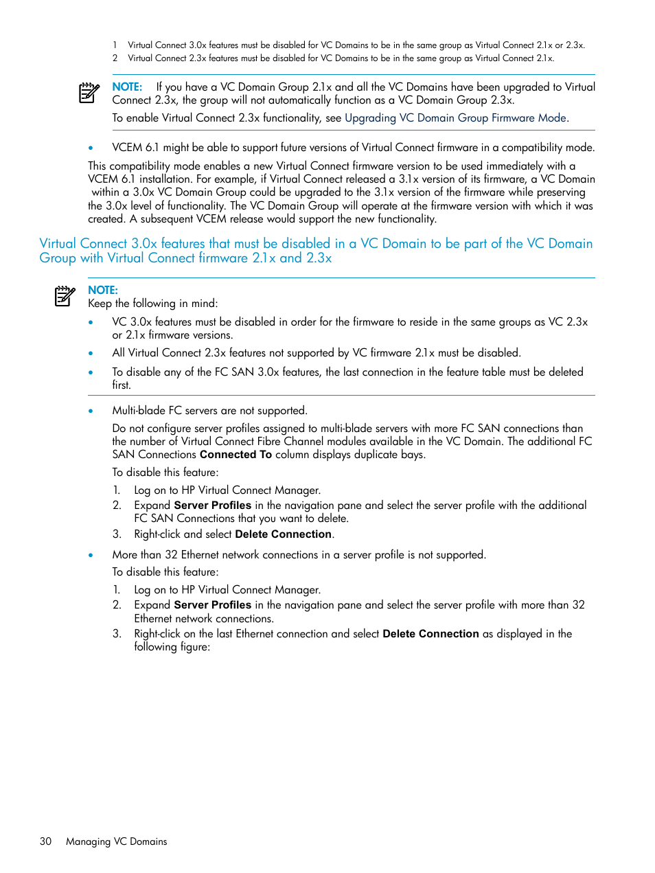 HP Virtual Connect Enterprise Manager Software User Manual | Page 30 / 117