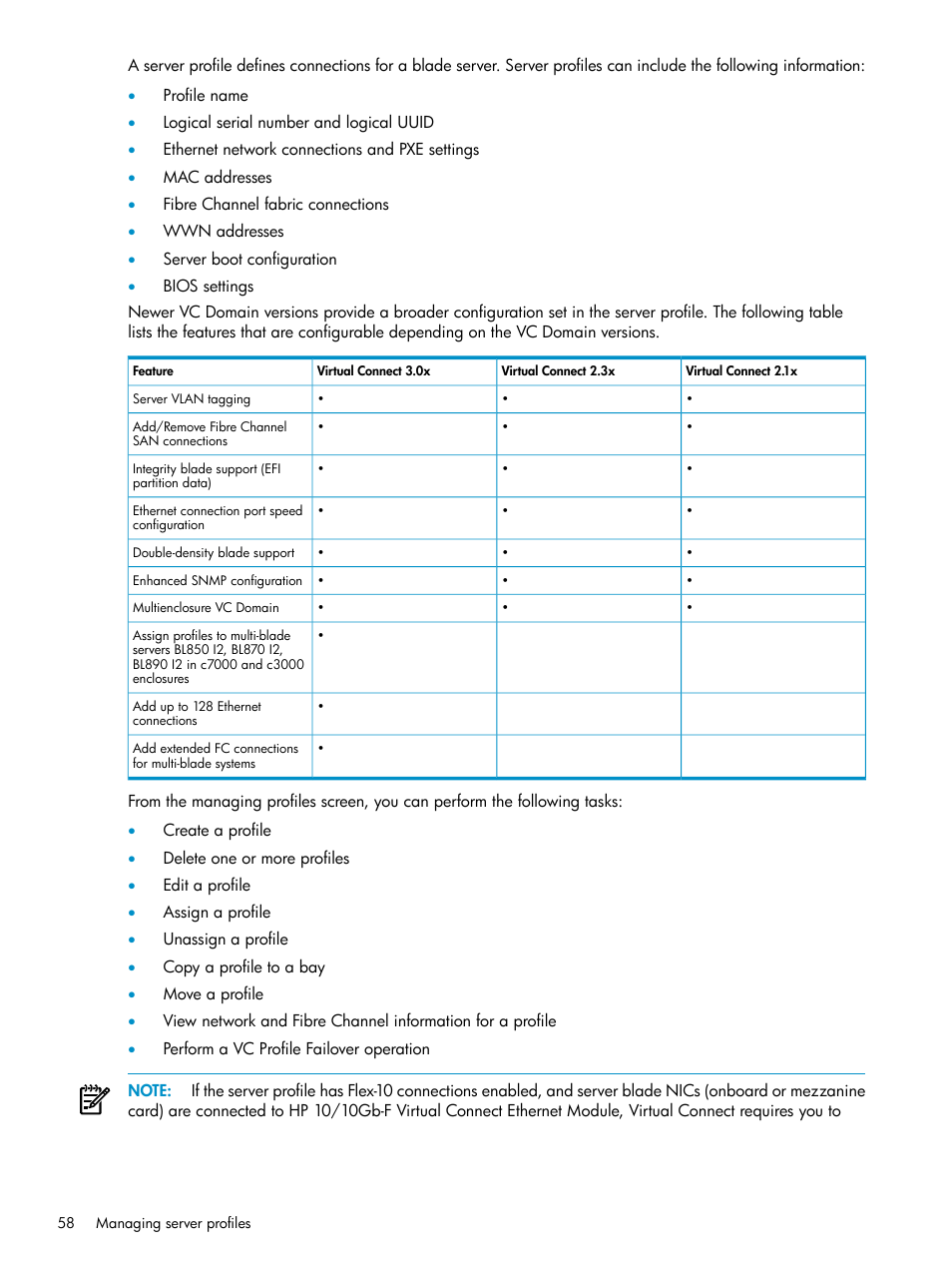 HP Virtual Connect Enterprise Manager Software User Manual | Page 58 / 117