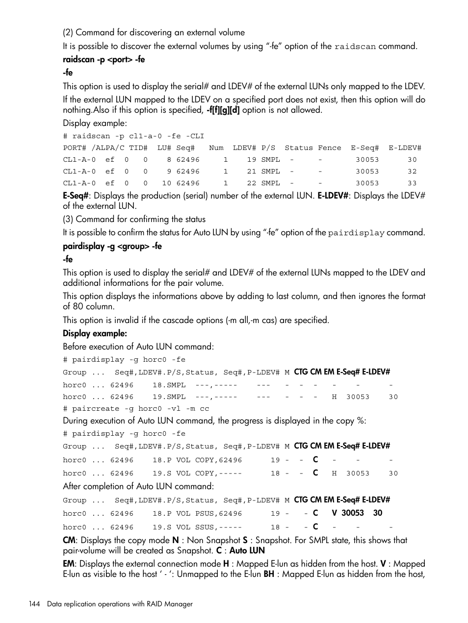 HP XP P9500 Storage User Manual | Page 144 / 254