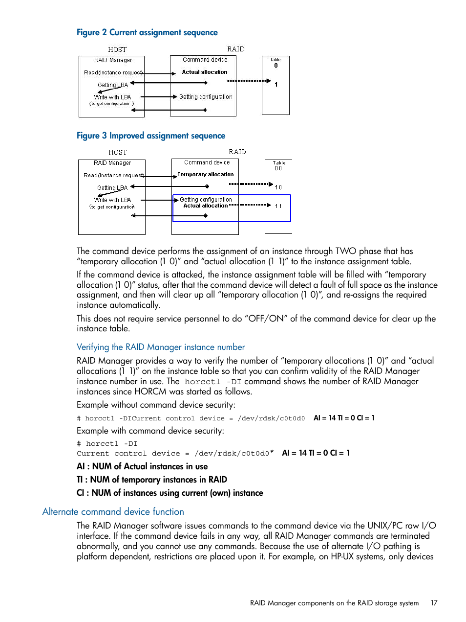 Alternate command device function | HP XP P9500 Storage User Manual | Page 17 / 254