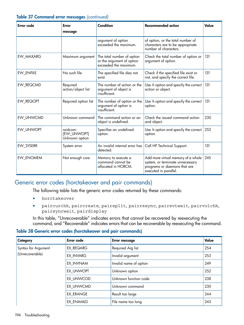 HP XP P9500 Storage User Manual | Page 194 / 254