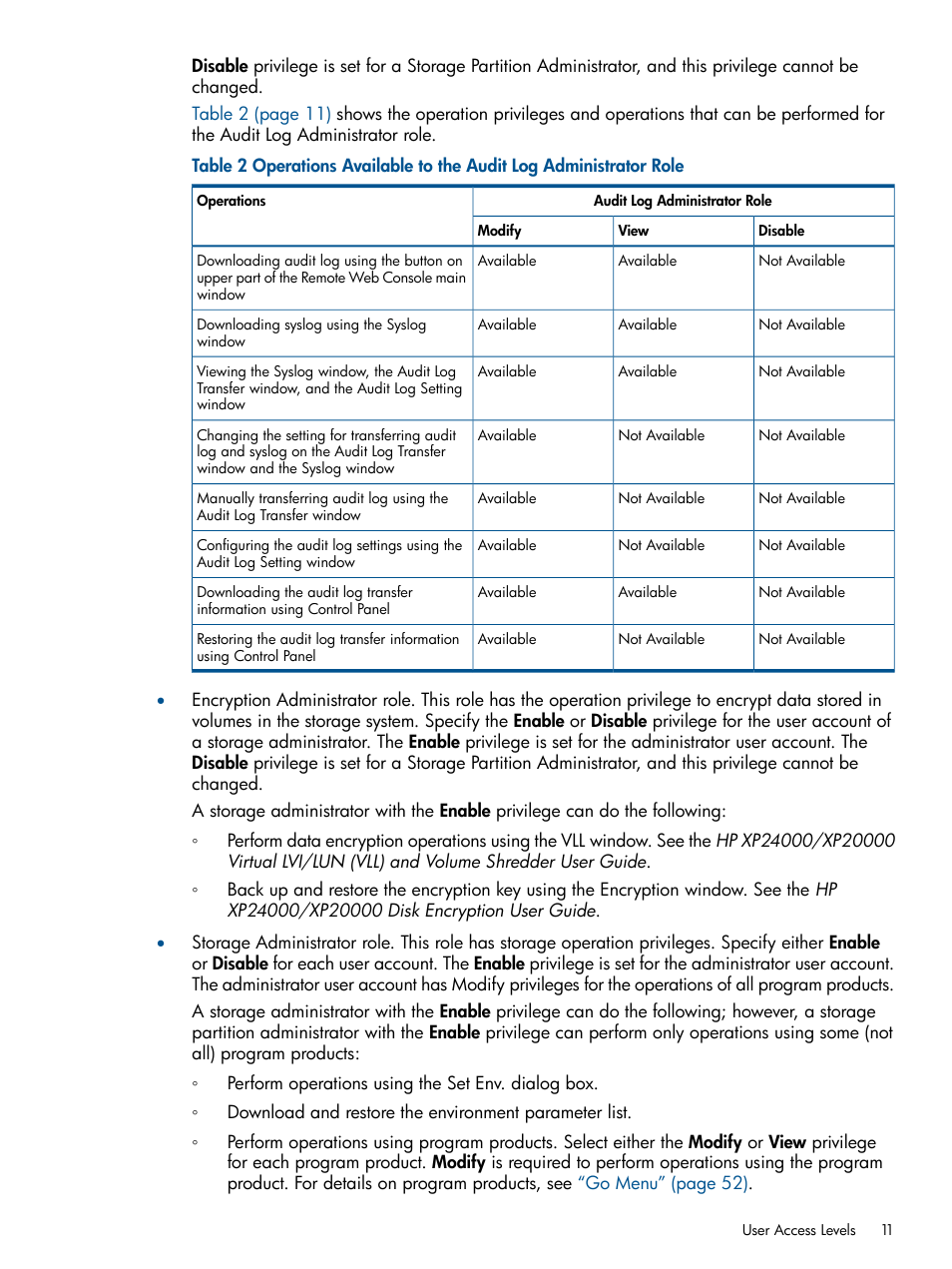 HP StorageWorks XP Remote Web Console Software User Manual | Page 11 / 149