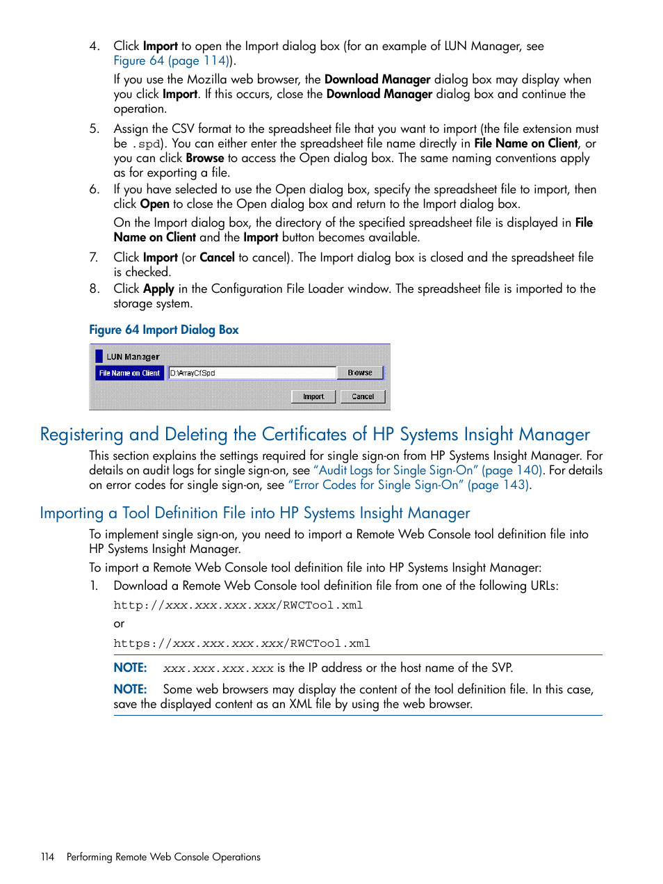 HP StorageWorks XP Remote Web Console Software User Manual | Page 114 / 149