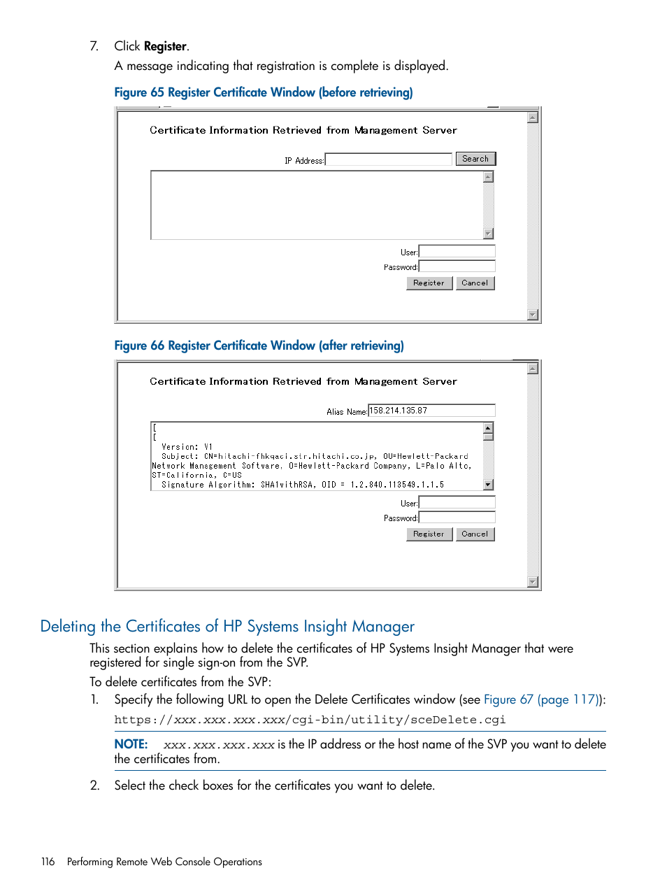 HP StorageWorks XP Remote Web Console Software User Manual | Page 116 / 149