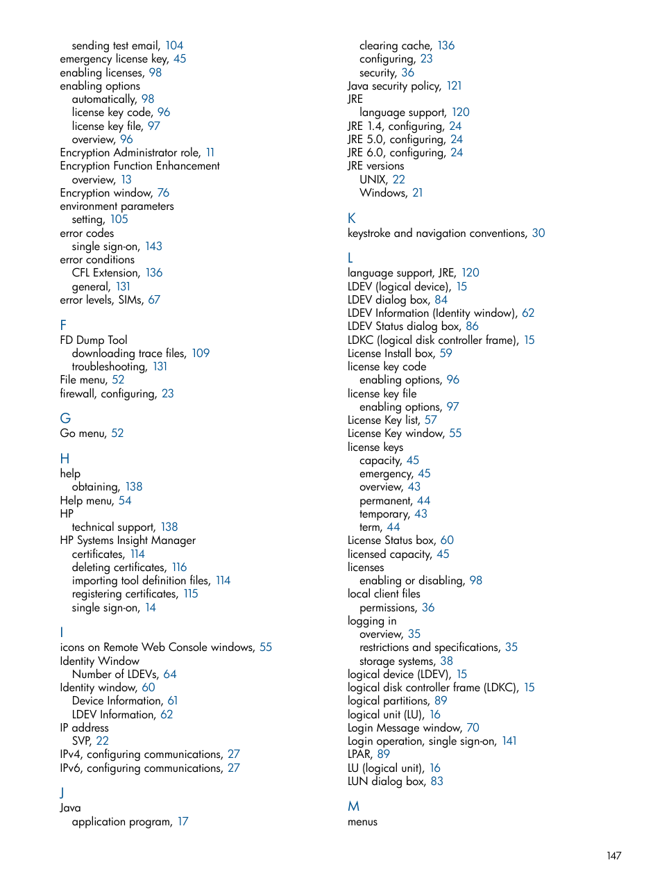 HP StorageWorks XP Remote Web Console Software User Manual | Page 147 / 149