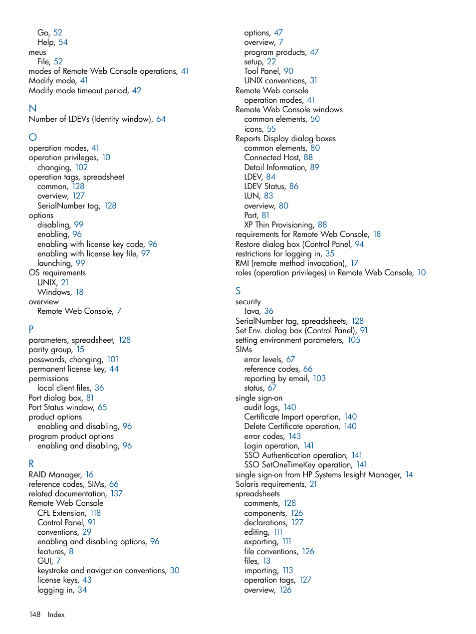 HP StorageWorks XP Remote Web Console Software User Manual | Page 148 / 149