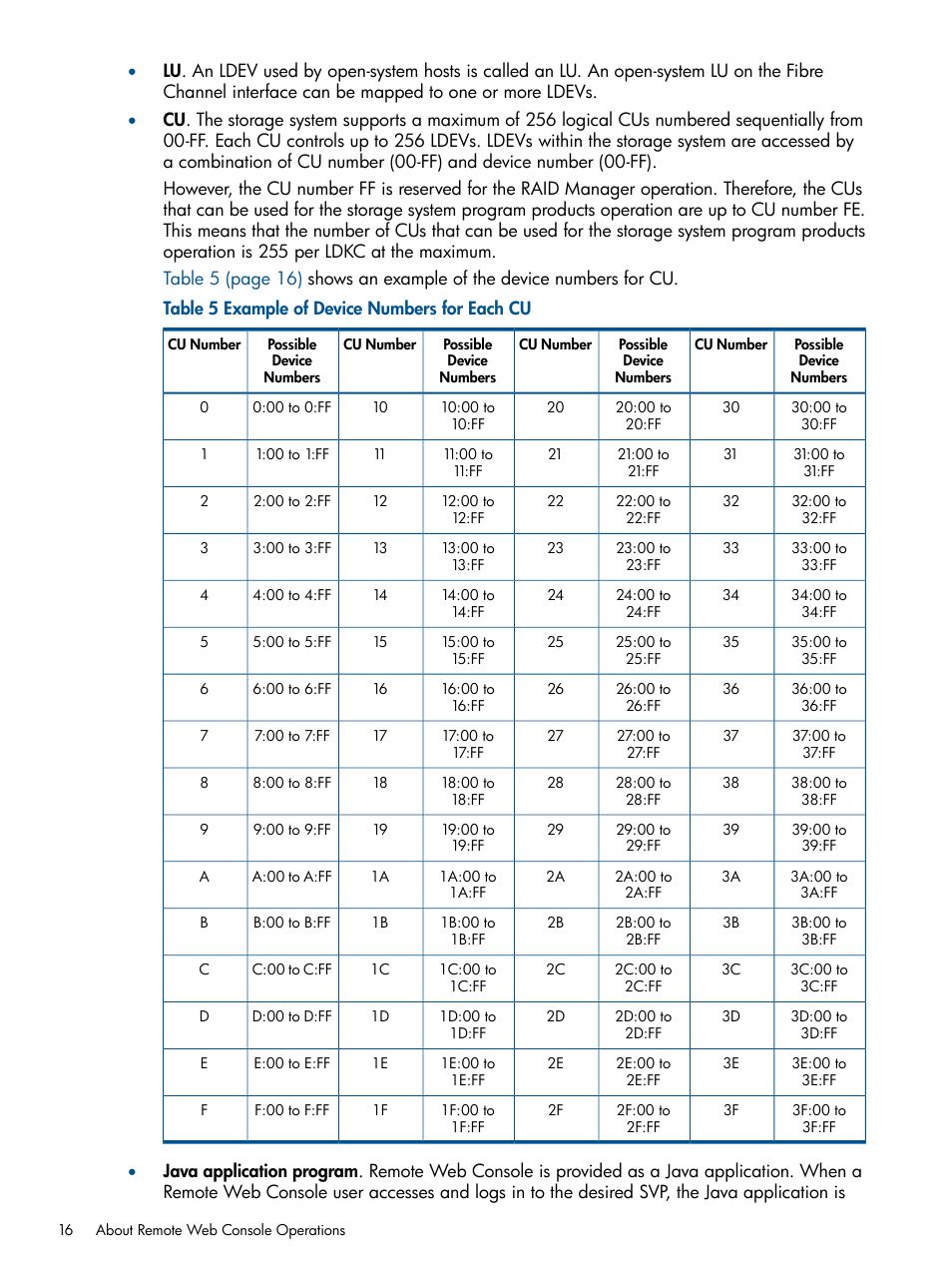 HP StorageWorks XP Remote Web Console Software User Manual | Page 16 / 149