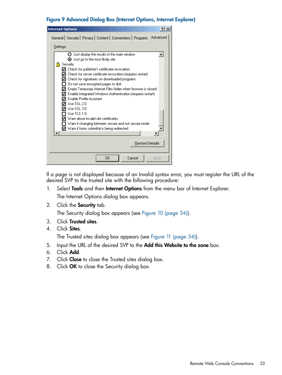 HP StorageWorks XP Remote Web Console Software User Manual | Page 33 / 149
