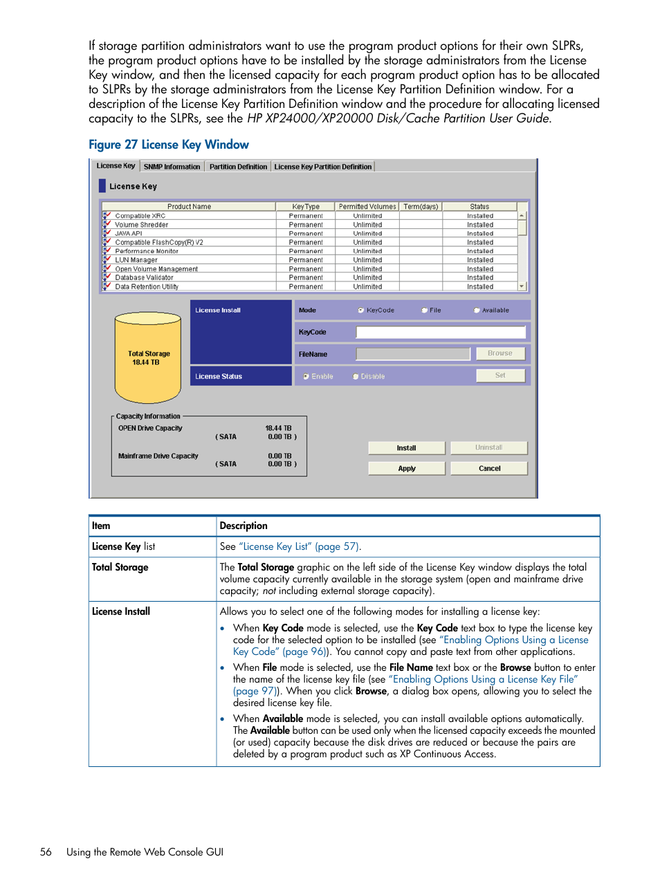HP StorageWorks XP Remote Web Console Software User Manual | Page 56 / 149
