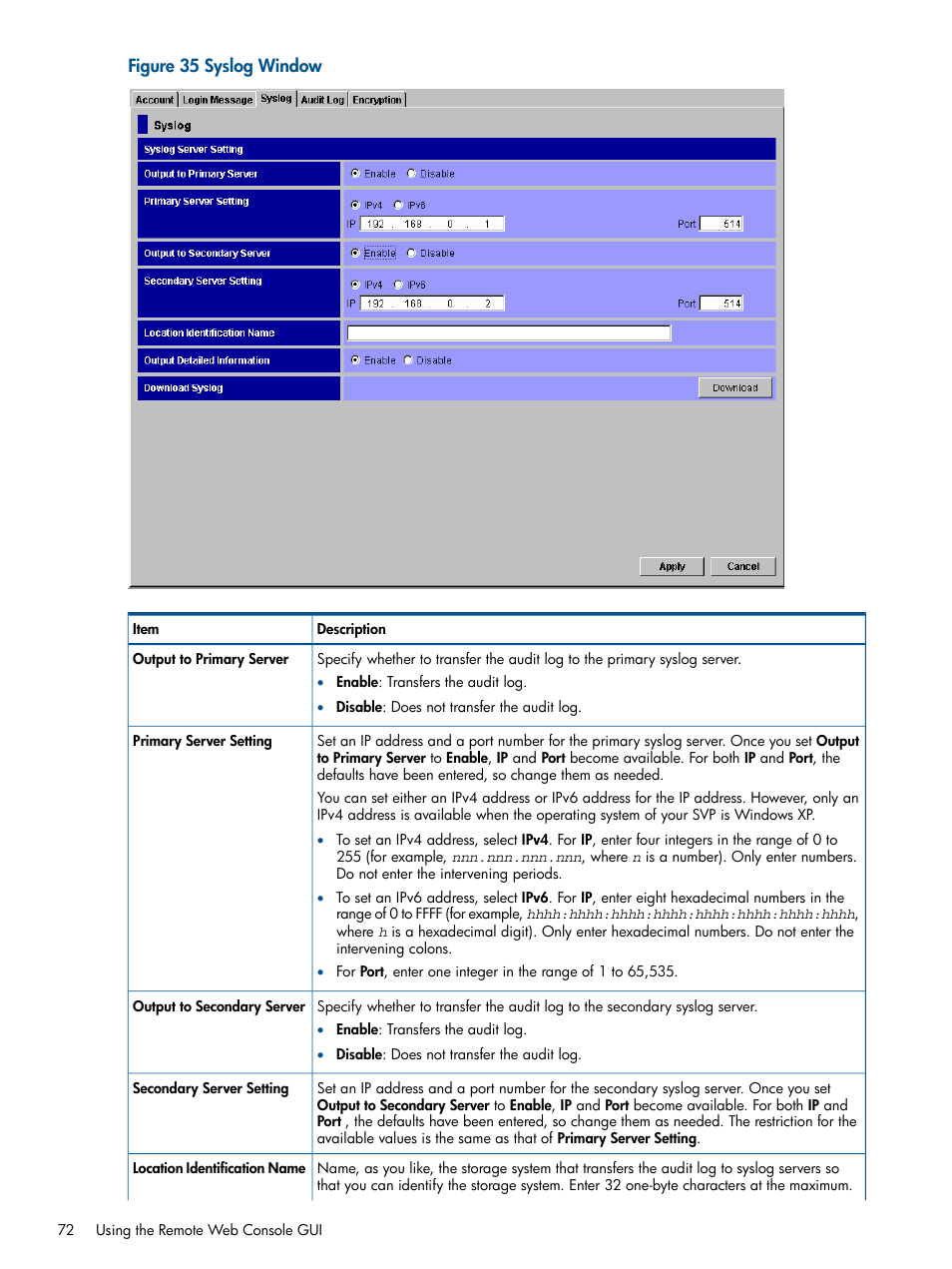 HP StorageWorks XP Remote Web Console Software User Manual | Page 72 / 149