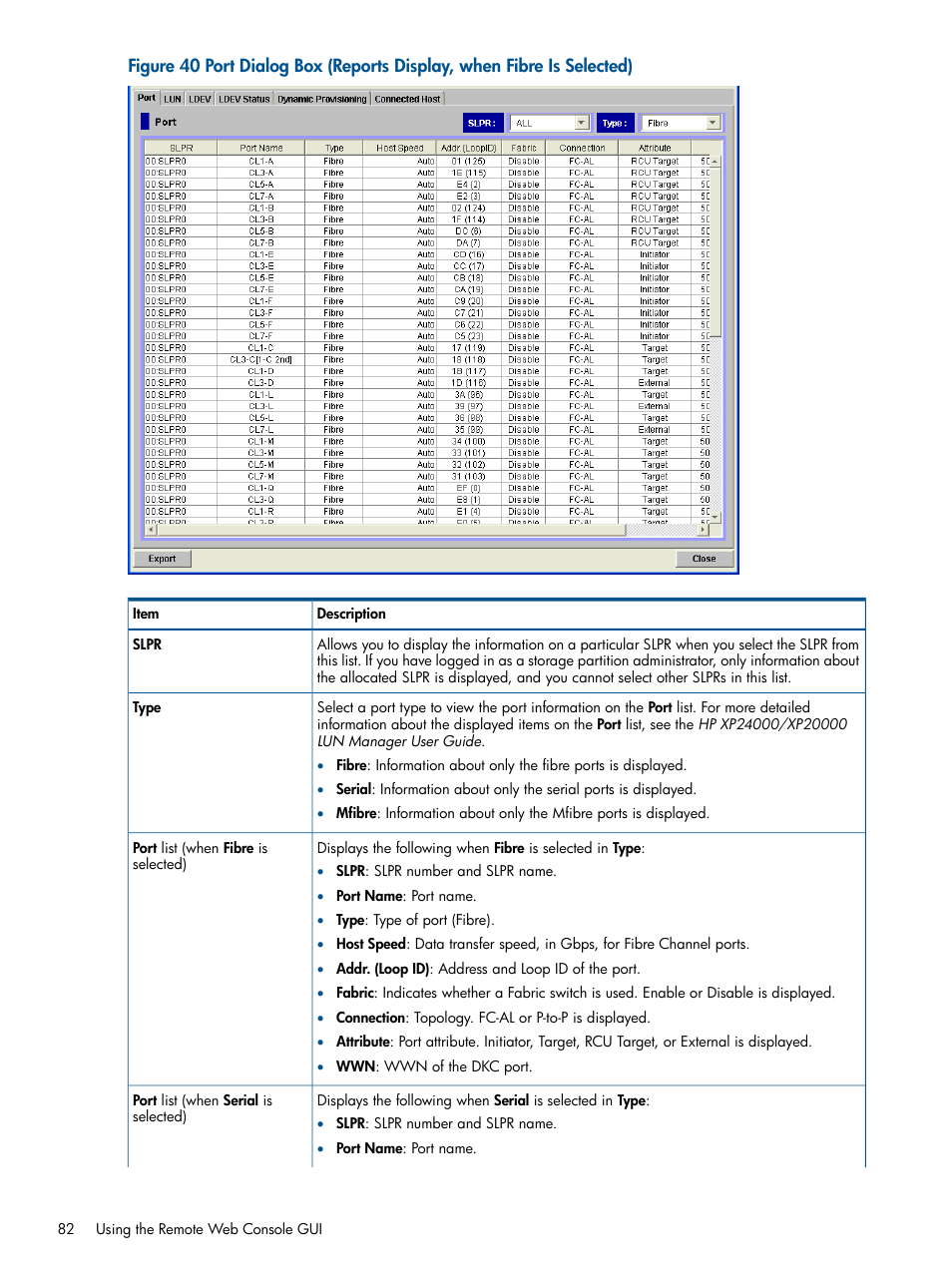 HP StorageWorks XP Remote Web Console Software User Manual | Page 82 / 149