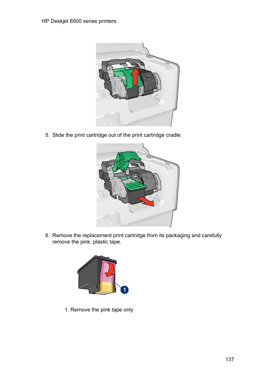 HP Deskjet 6540 Color Inkjet Printer User Manual | Page 137 / 201