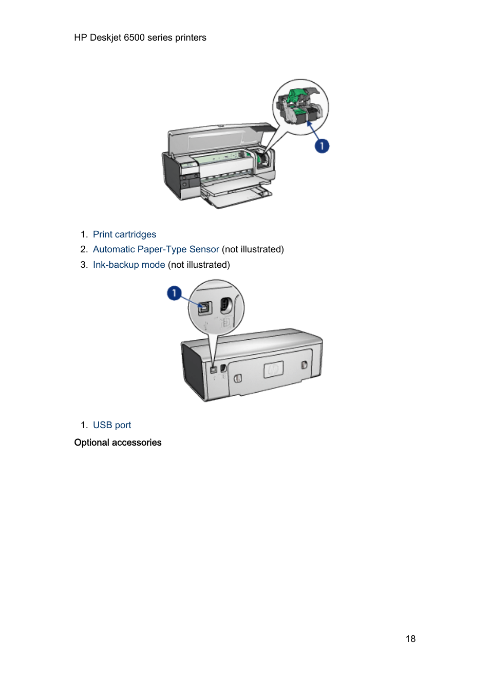 HP Deskjet 6540 Color Inkjet Printer User Manual | Page 18 / 201