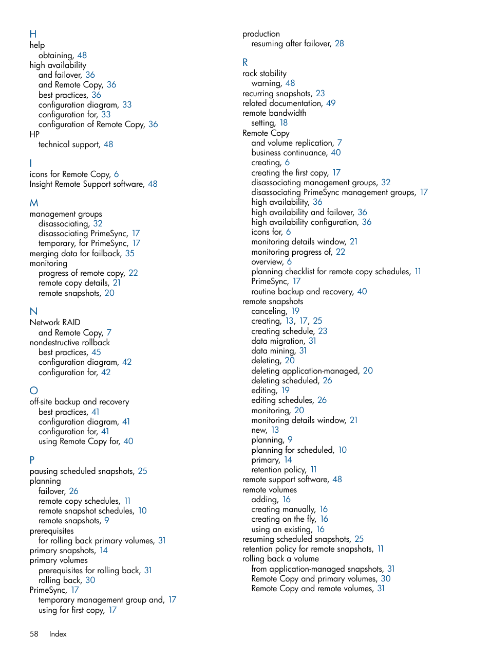 HP LeftHand P4000 Virtual SAN Appliance Software User Manual | Page 58 / 59