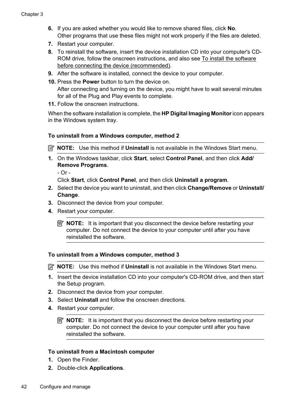 HP Officejet 7000 Wide Format Printer - E809a User Manual | Page 46 / 144