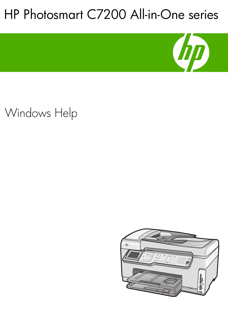 HP Photosmart C7200 Series User Manual | 309 pages