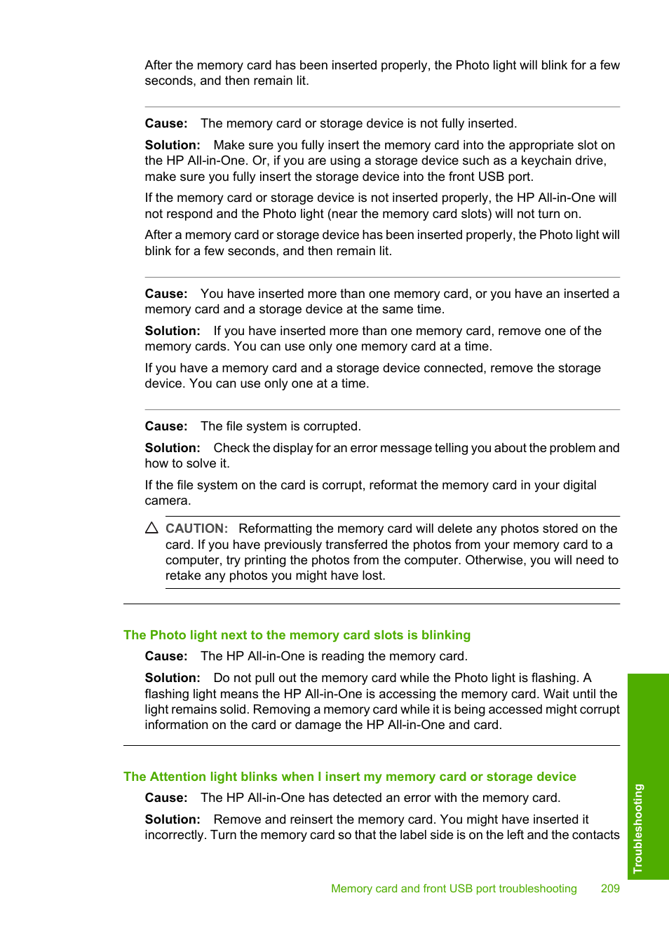 HP Photosmart C7200 Series User Manual | Page 210 / 309