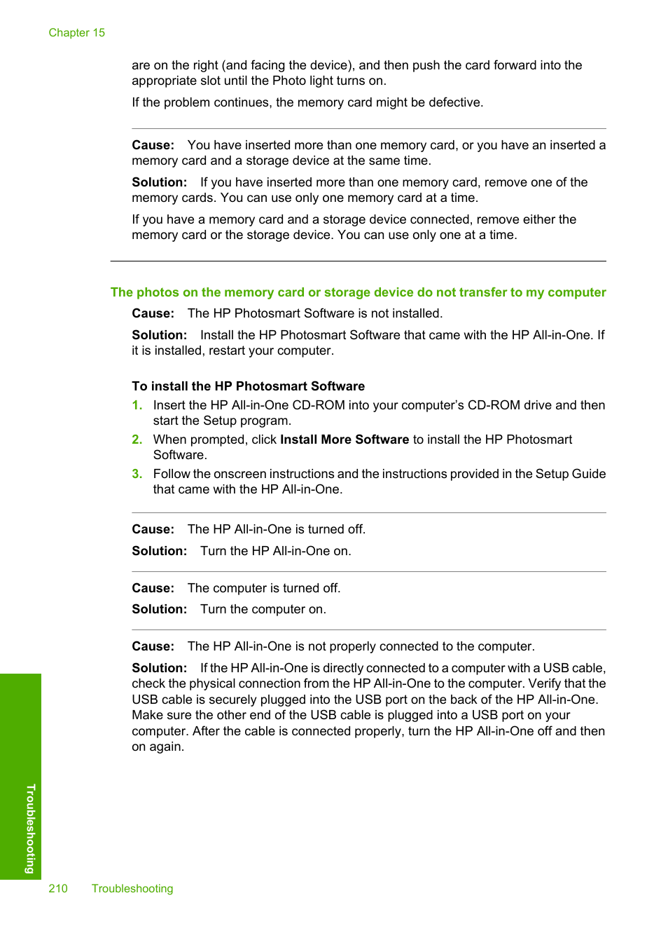 HP Photosmart C7200 Series User Manual | Page 211 / 309
