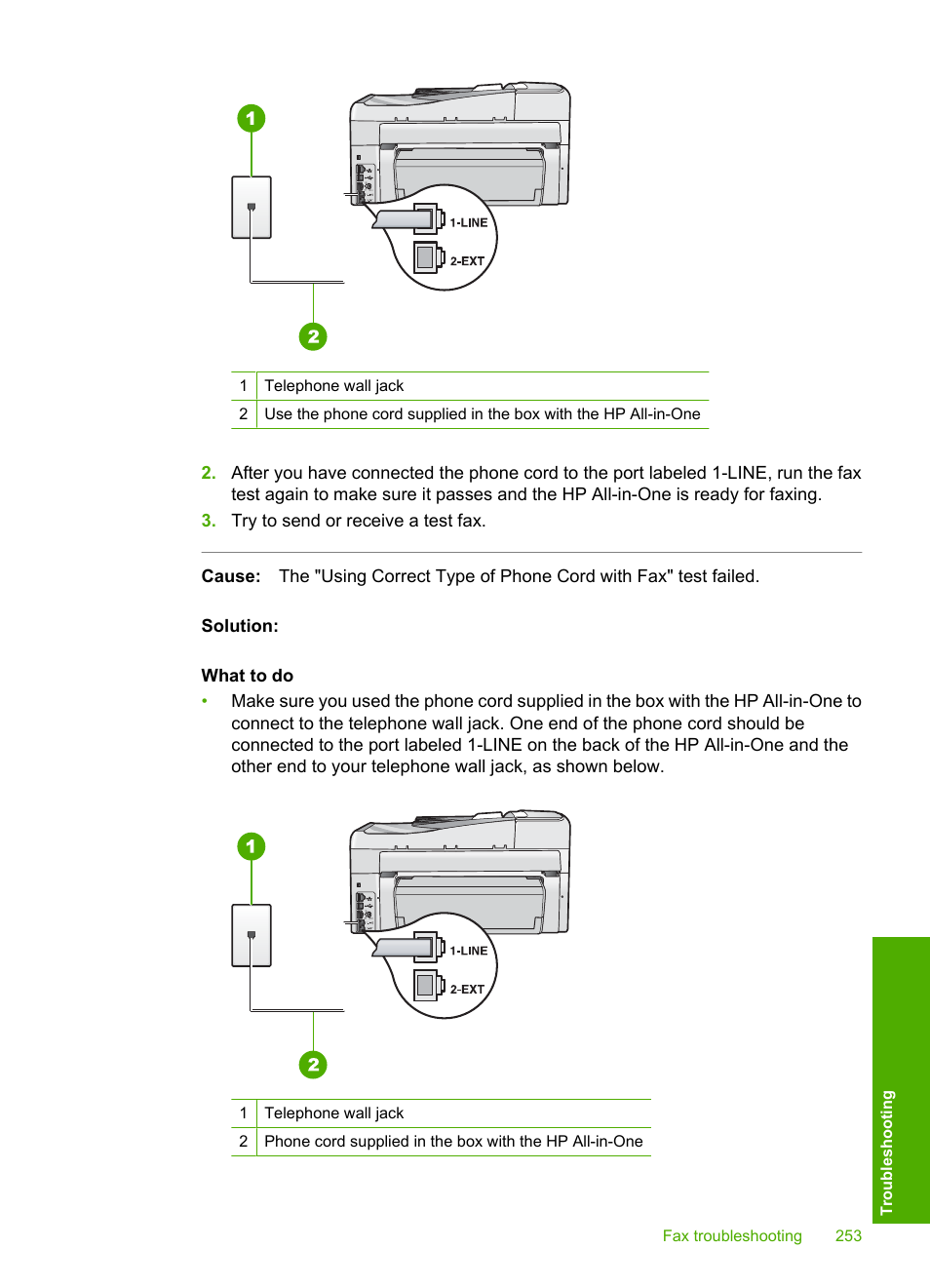 HP Photosmart C7200 Series User Manual | Page 254 / 309