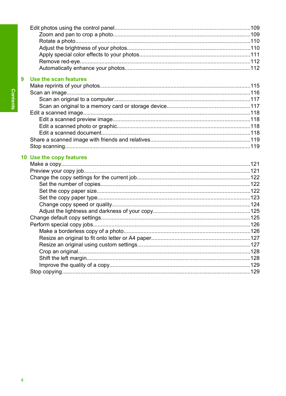 HP Photosmart C7200 Series User Manual | Page 5 / 309