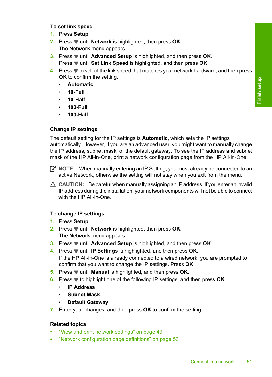 HP Photosmart C7200 Series User Manual | Page 52 / 309