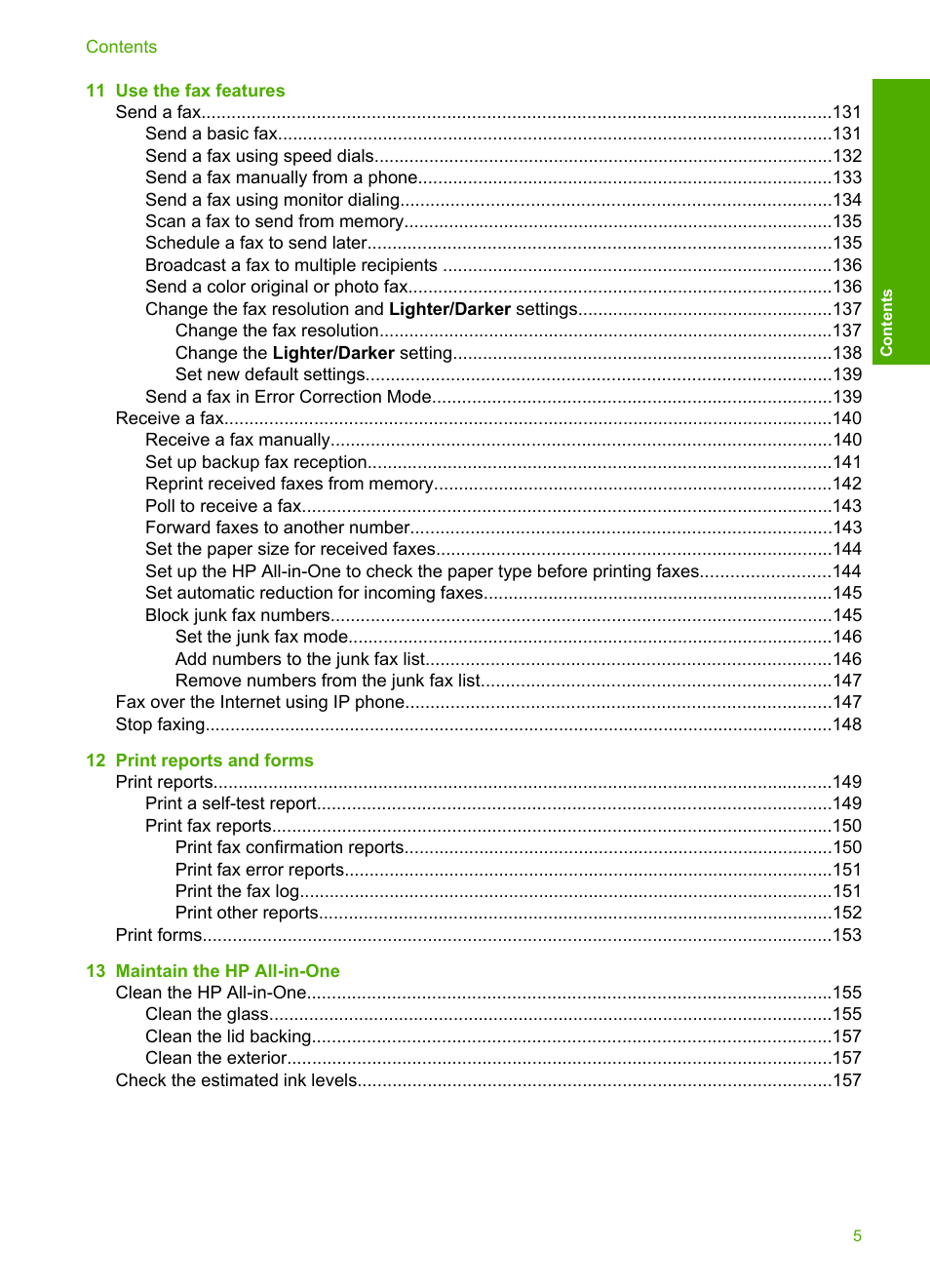 HP Photosmart C7200 Series User Manual | Page 6 / 309