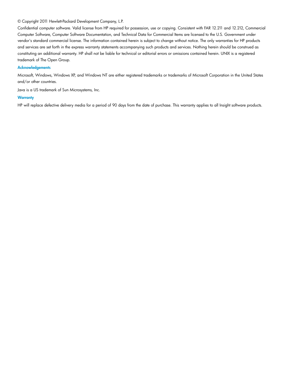 HP Insight Control User Manual | Page 2 / 78