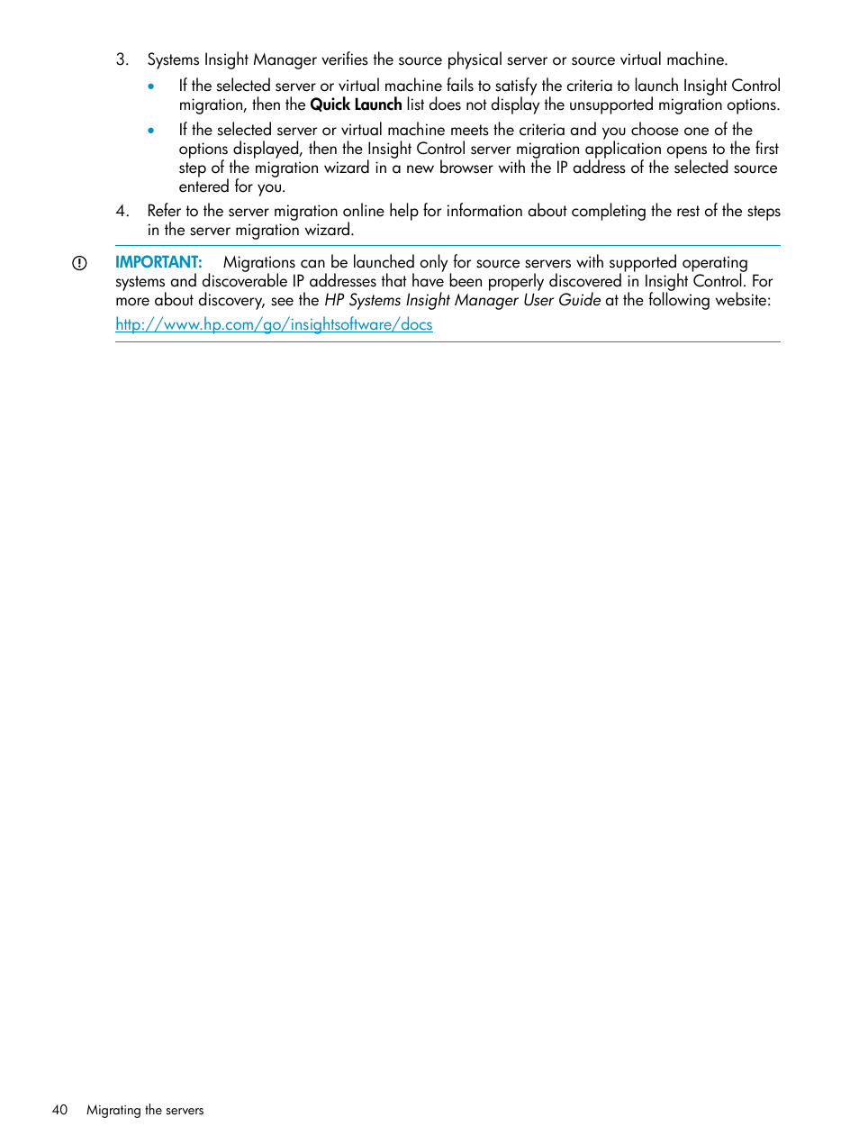 HP Insight Control User Manual | Page 40 / 78