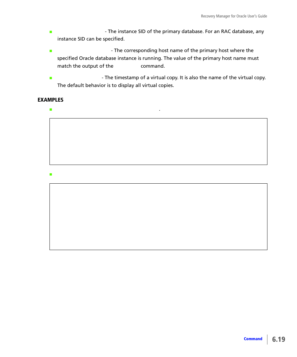 HP 3PAR Application Software Suite for Oracle User Manual | Page 127 / 184