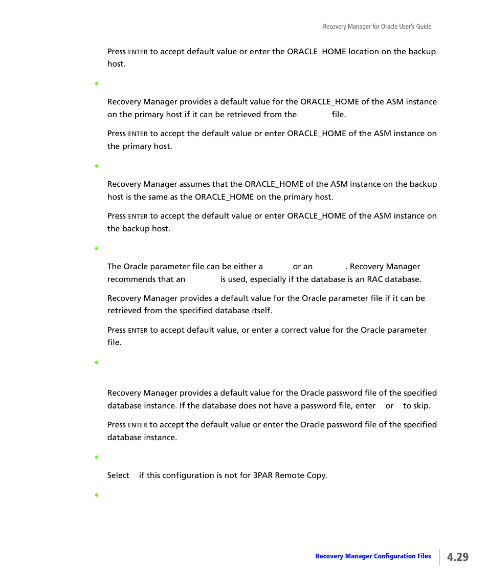 HP 3PAR Application Software Suite for Oracle User Manual | Page 77 / 184