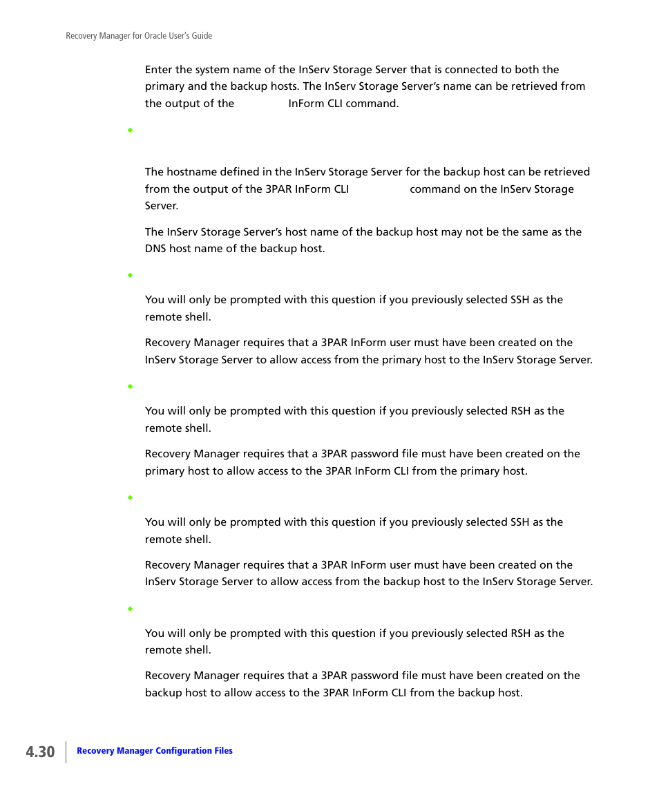 HP 3PAR Application Software Suite for Oracle User Manual | Page 78 / 184