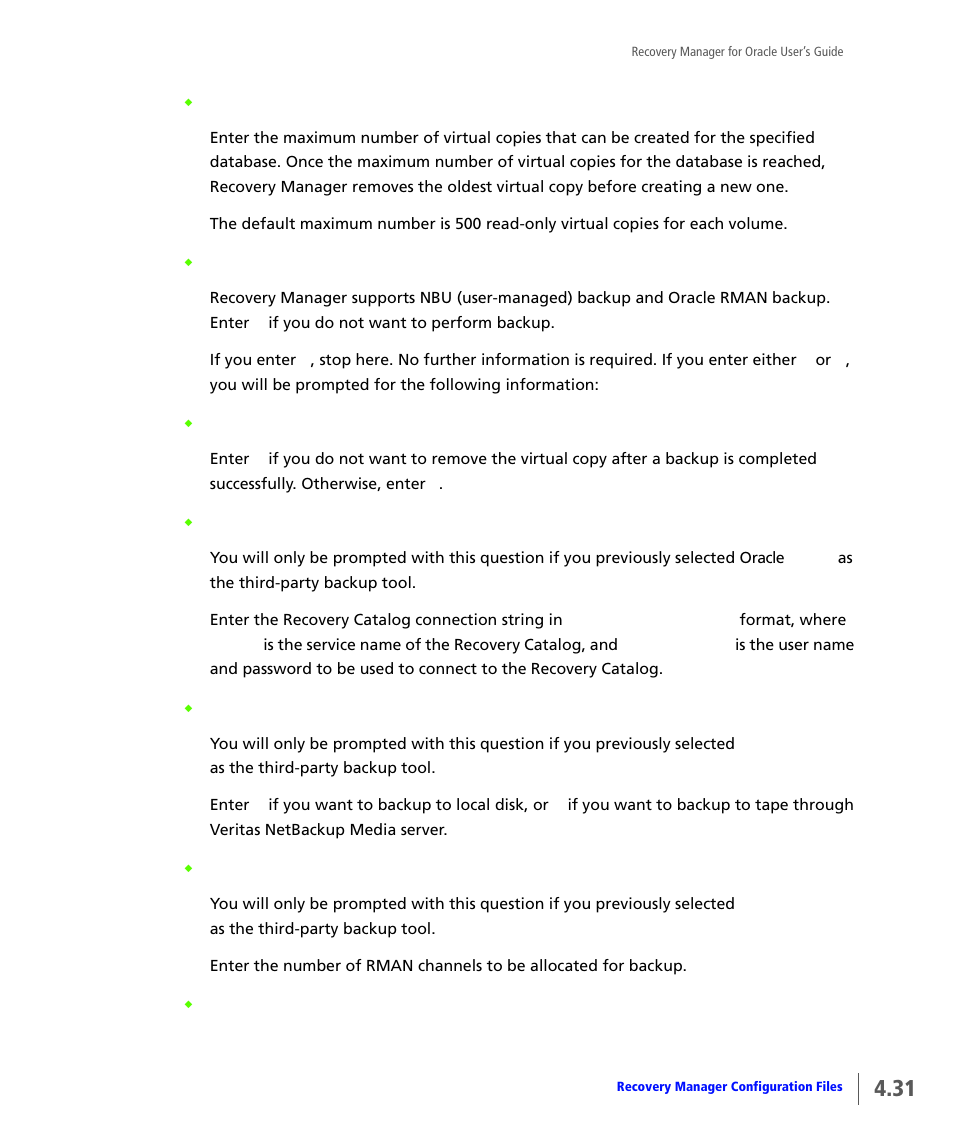 HP 3PAR Application Software Suite for Oracle User Manual | Page 79 / 184