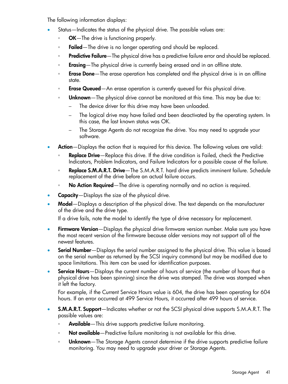 HP Insight Management Agents User Manual | Page 41 / 161