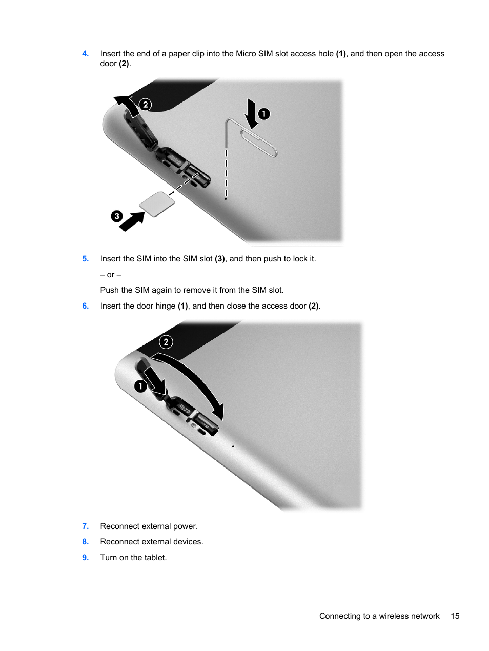 HP ElitePad 1000 G2 Tablet User Manual | Page 23 / 58