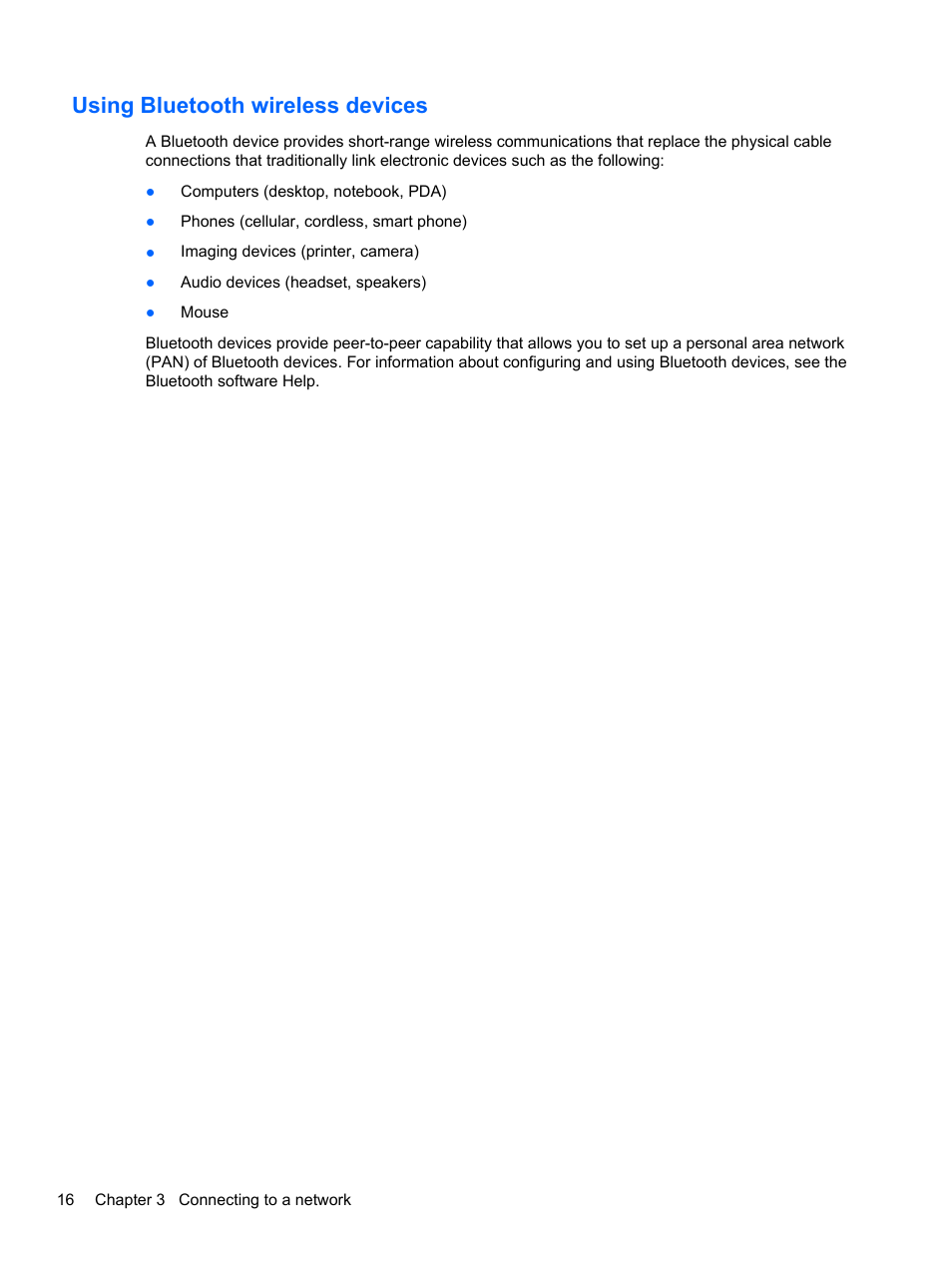 Using bluetooth wireless devices | HP ElitePad 1000 G2 Tablet User Manual | Page 24 / 58