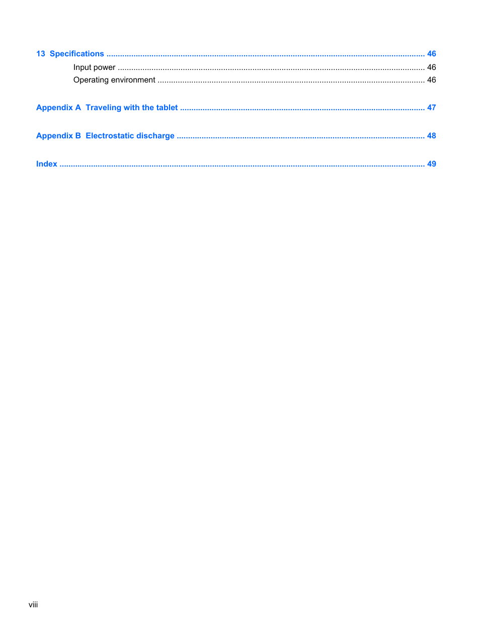 HP ElitePad 1000 G2 Tablet User Manual | Page 8 / 58