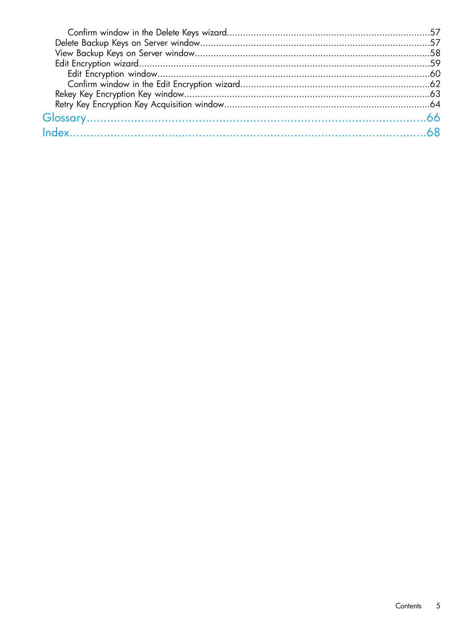 Glossary index | HP XP7 Storage User Manual | Page 5 / 68