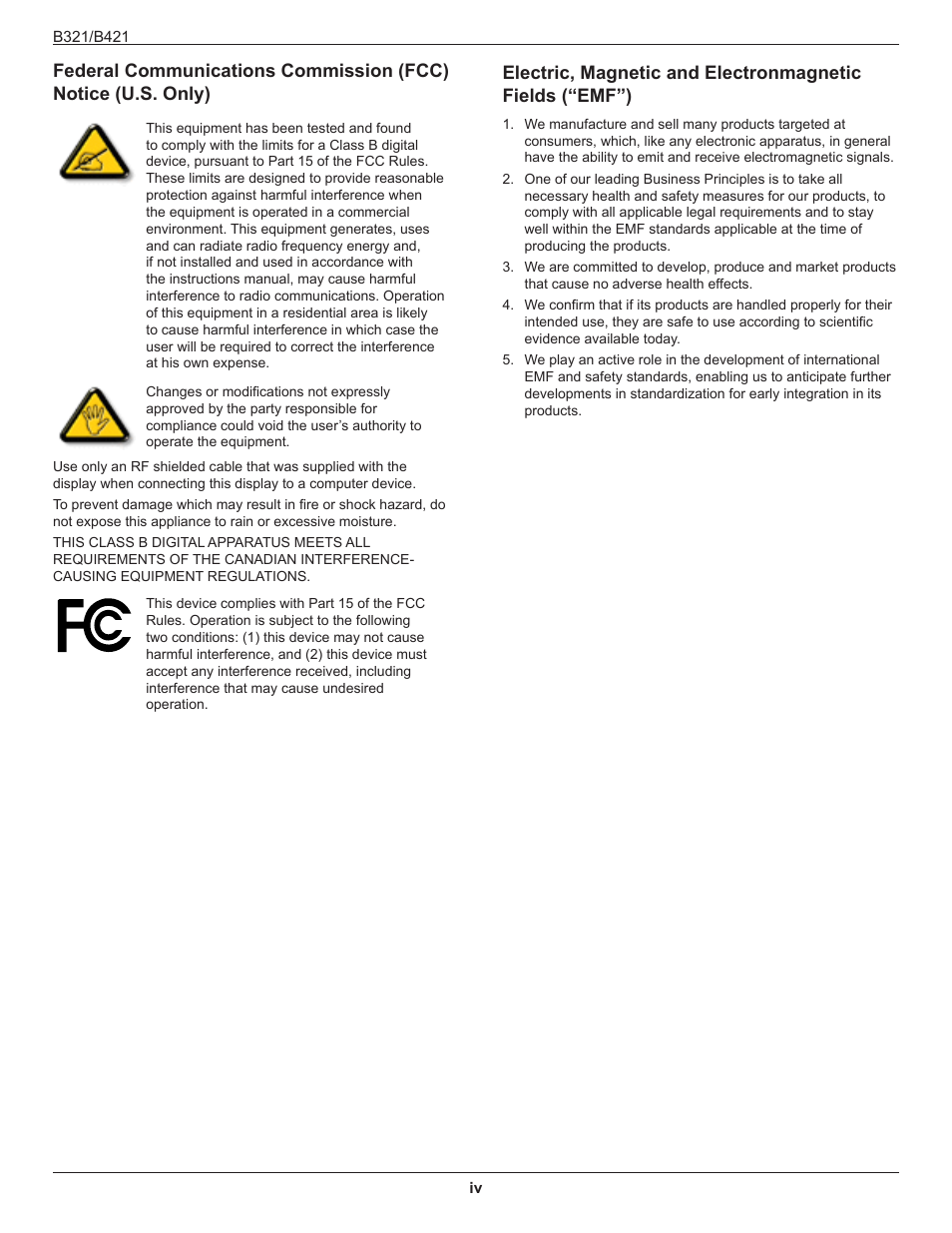 HP B321 31.5-inch LED Digital Signage Display User Manual | Page 4 / 29