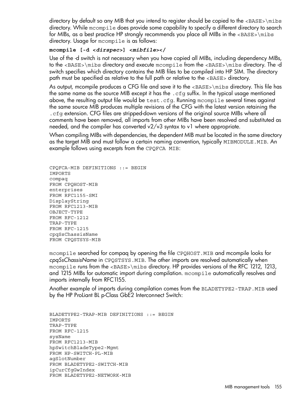 HP Systems Insight Manager User Manual | Page 155 / 256