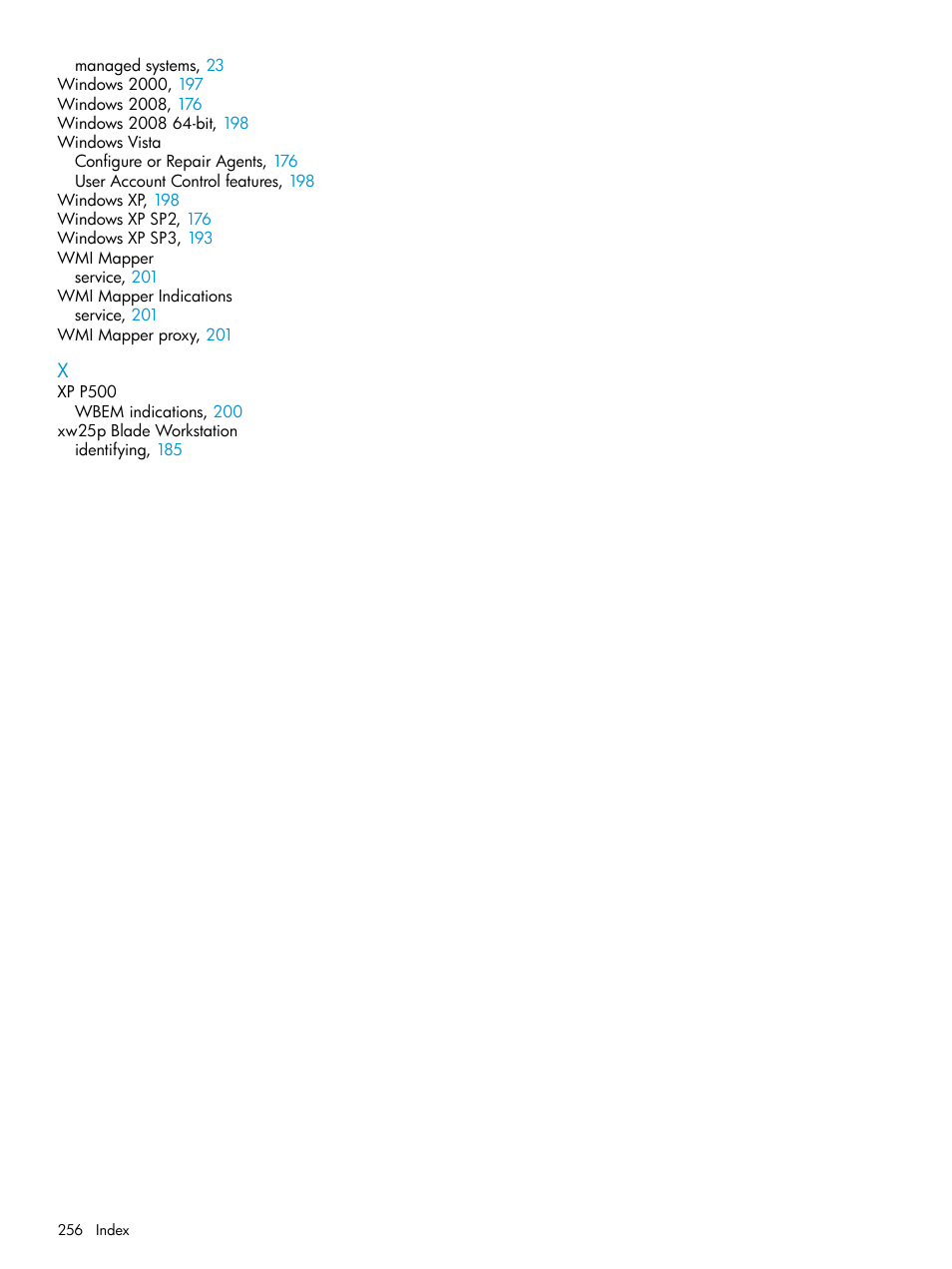 HP Systems Insight Manager User Manual | Page 256 / 256