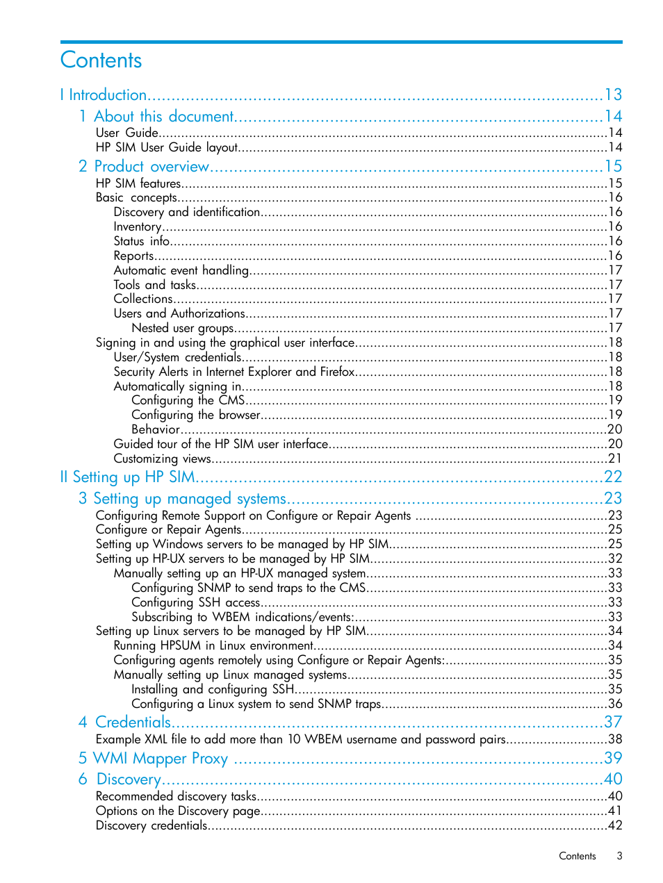 HP Systems Insight Manager User Manual | Page 3 / 256